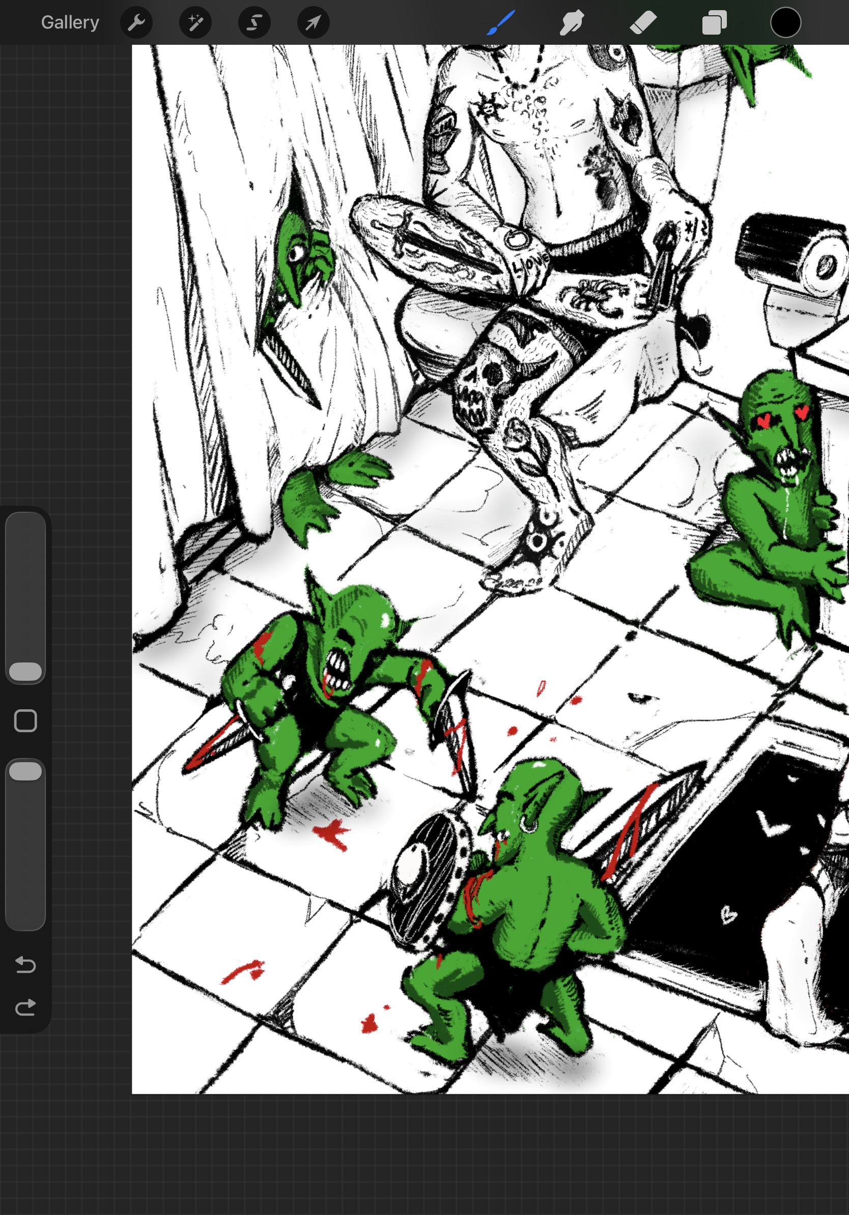 Goblin infestation at Musget's place