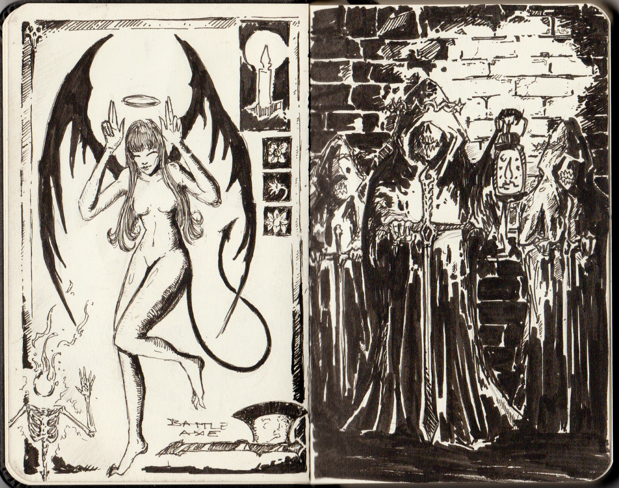 Sketchbook page 1
