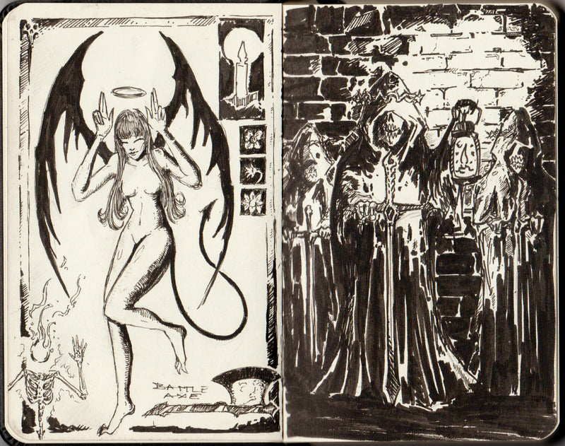 Sketchbook page 1